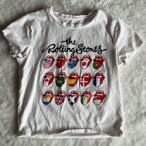 The Rolling Stones Crop Top Tee